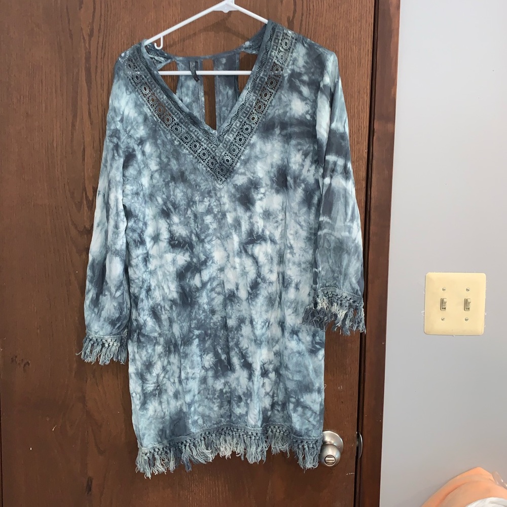 Blue Sky  beach coverup